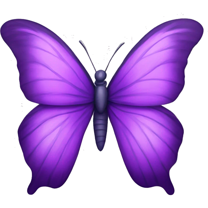 Purple mariposa emoji