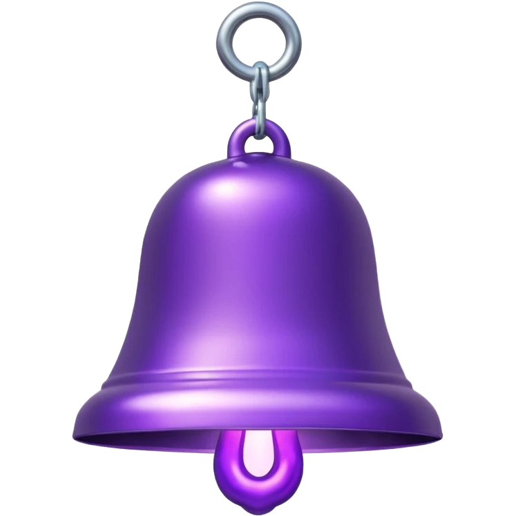 purple bell emoji