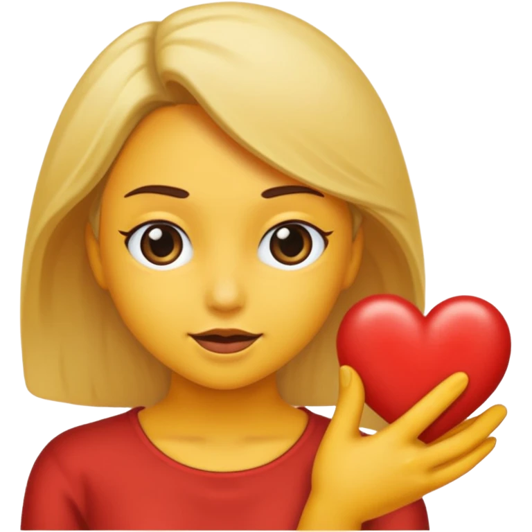 Hot chick giving blowjob emoji