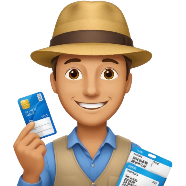 I will buy the flight ticket man emoji