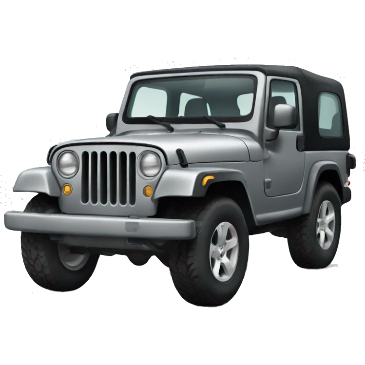 GRAY JEEP emoji