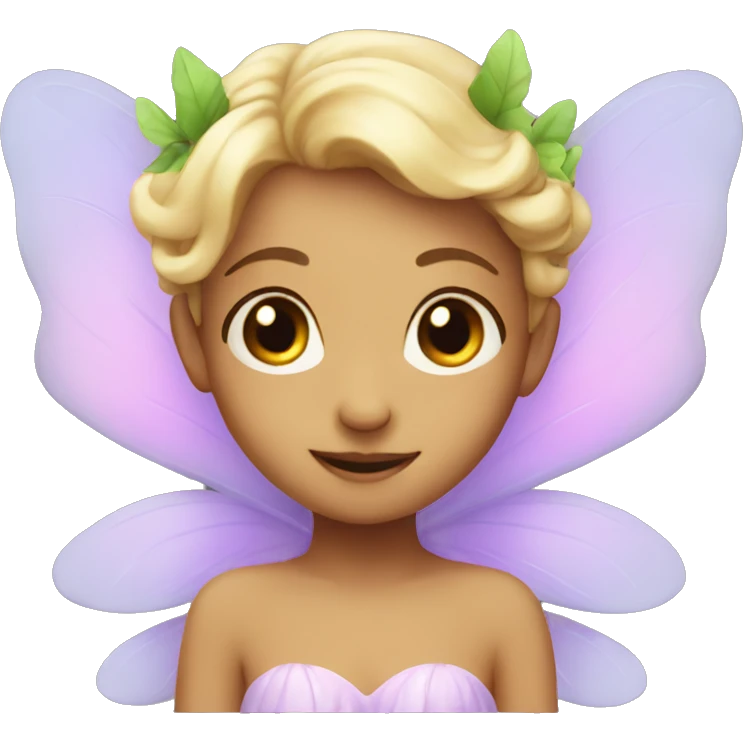 Cute fairy emoji