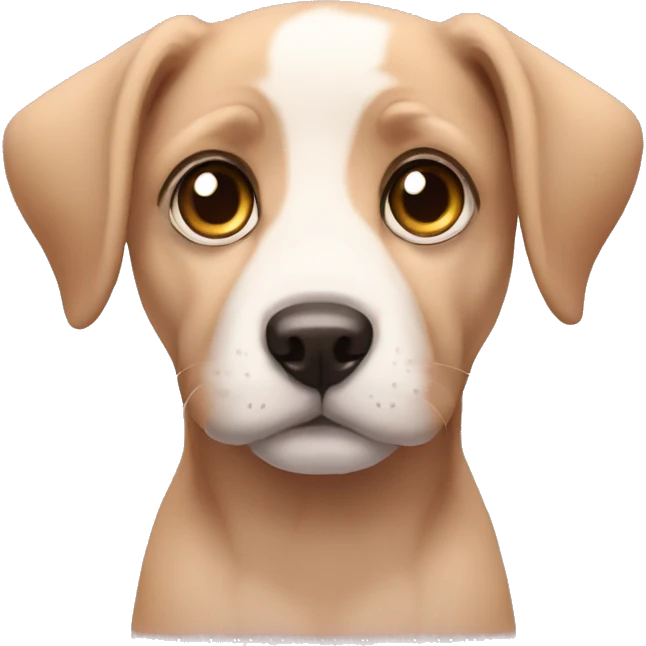 Puppy dog eyes human emoji