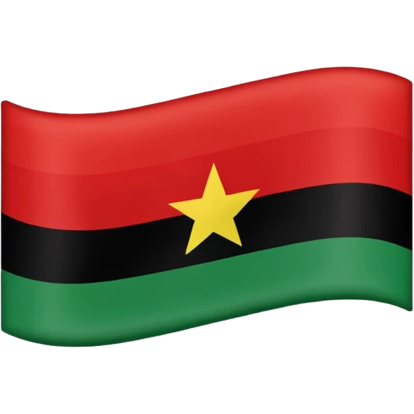 Pan African flag emoji