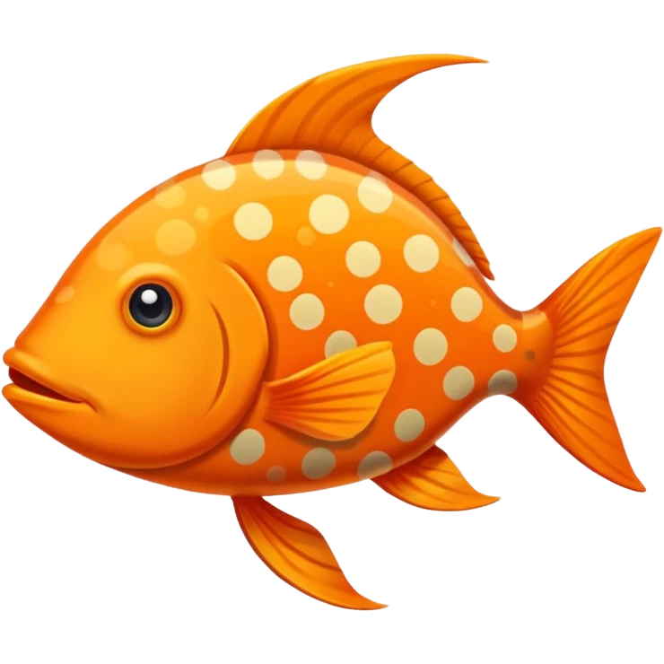 oragngeSpotted Fish emoji