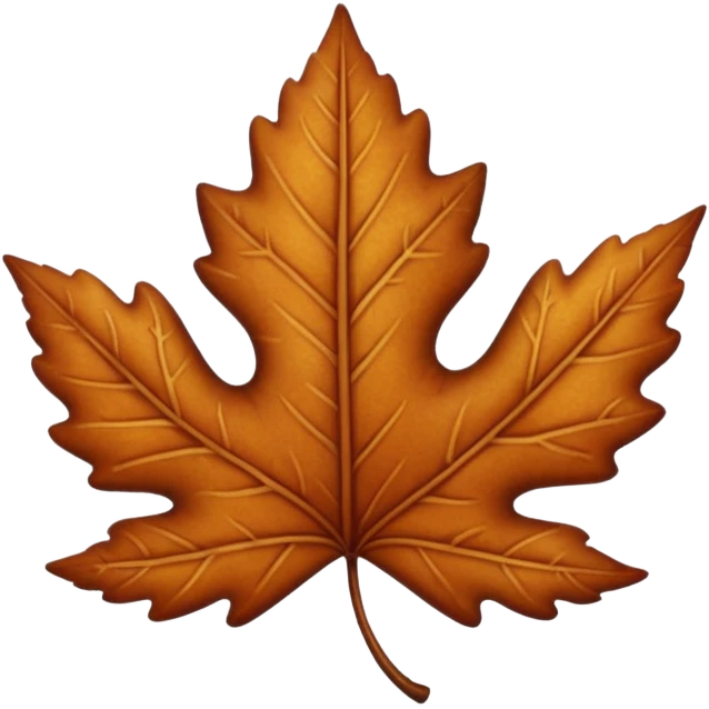 autumn leaf  emoji