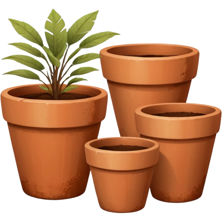 empty plant pots emoji