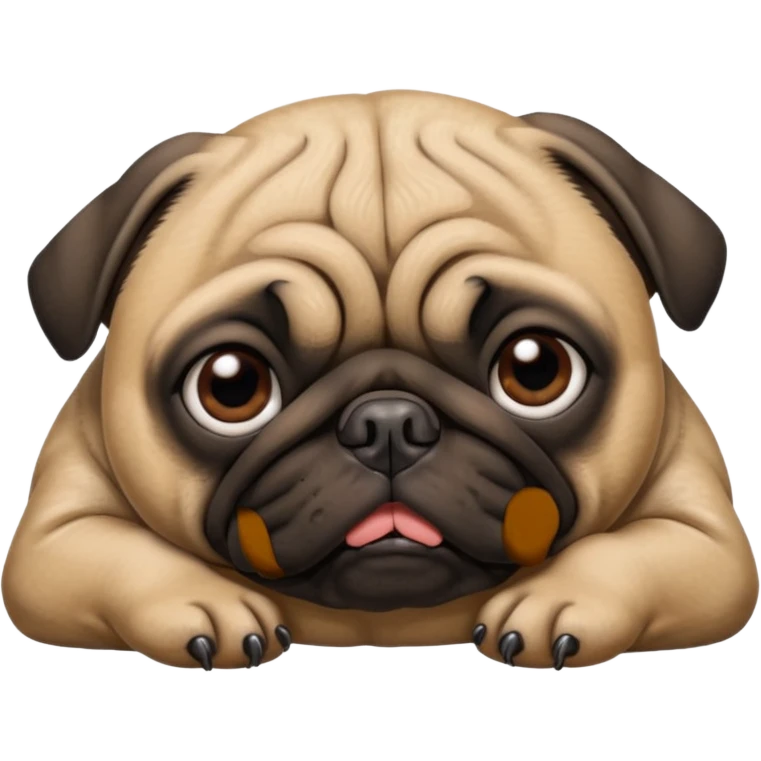 Pug morto emoji