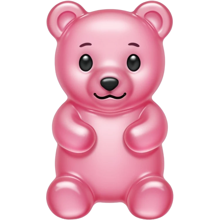 light pink gummy bear emoji