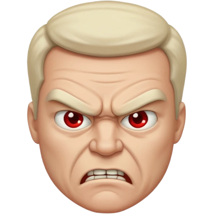 Angry man emoji