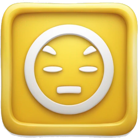 emoji with a white check mark ✓ inside a yellow rounded square like this one ✅ emoji