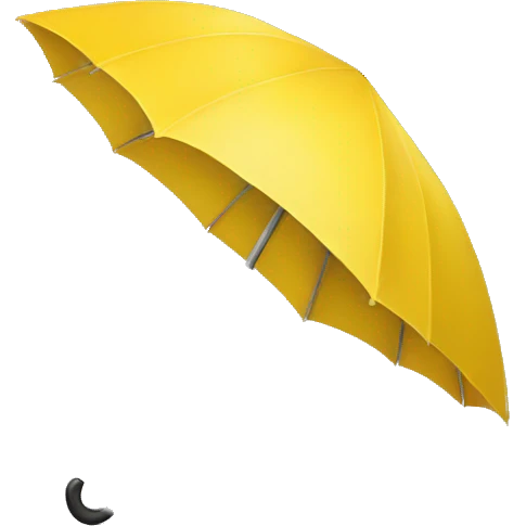 Yellow umbrella  emoji
