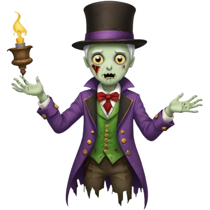 Child magician Zombie emoji