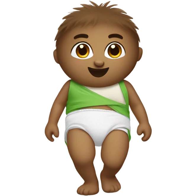 Kiwi with a huggies emoji