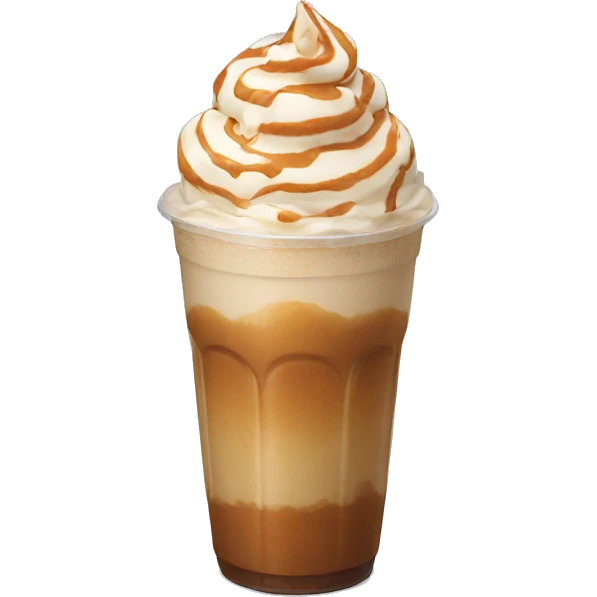 Caramel frappe  emoji