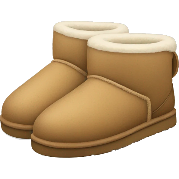 pair of ugg slippers  emoji