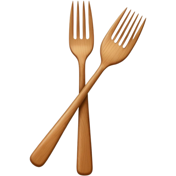 wooden fork emoji