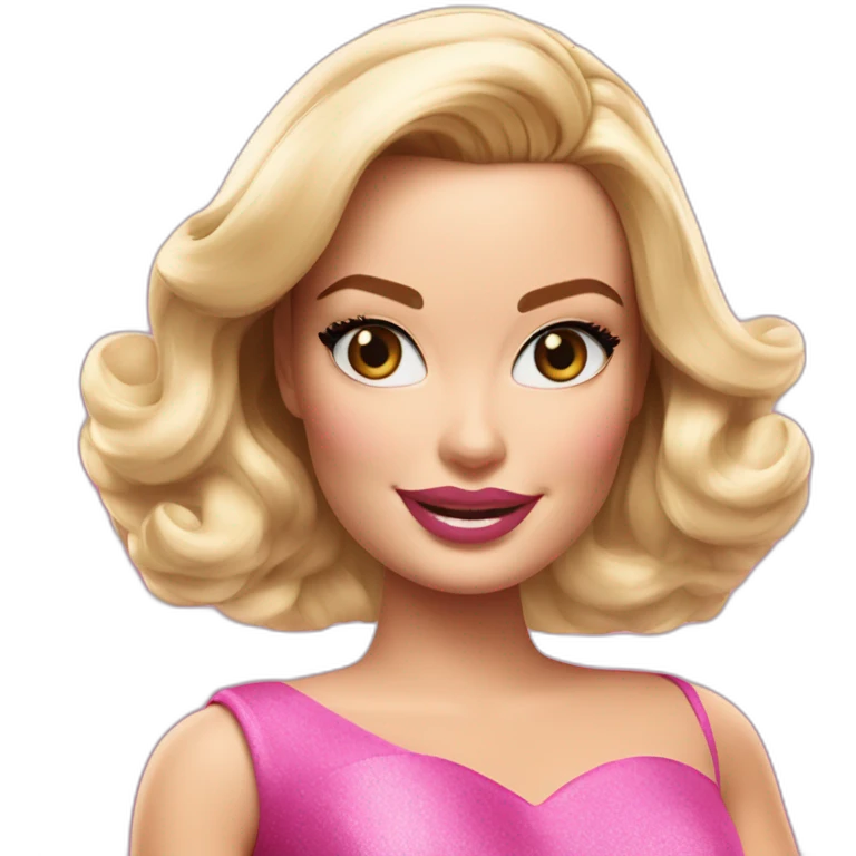 margot robbie as barbie emoji