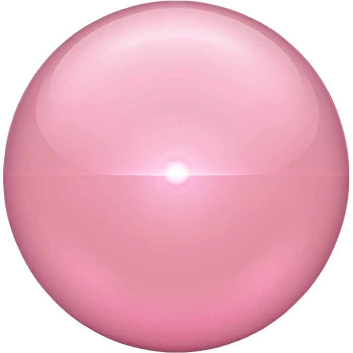 light pink glowing orb emoji