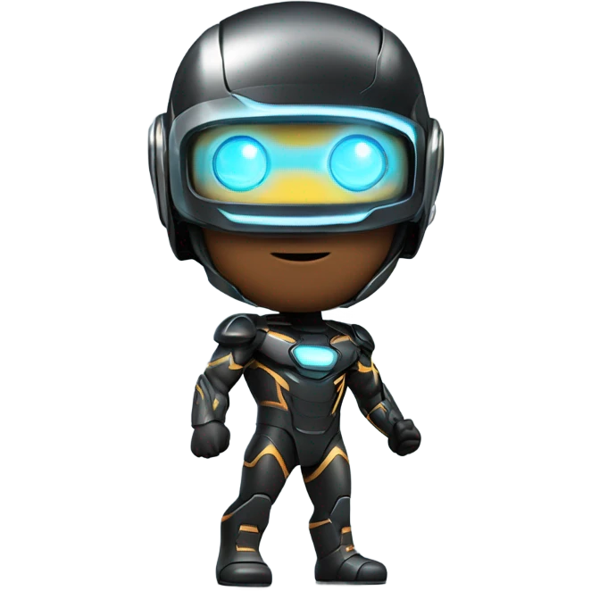 artificial intelligence agent superhero emoji
