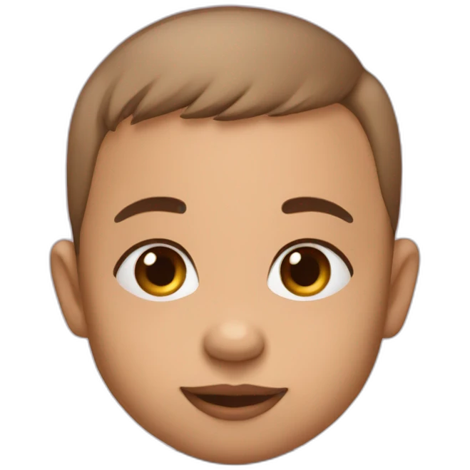 Bebê no berço emoji