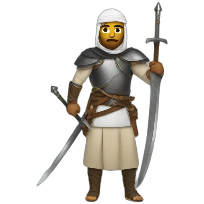 Muslim warrior  emoji