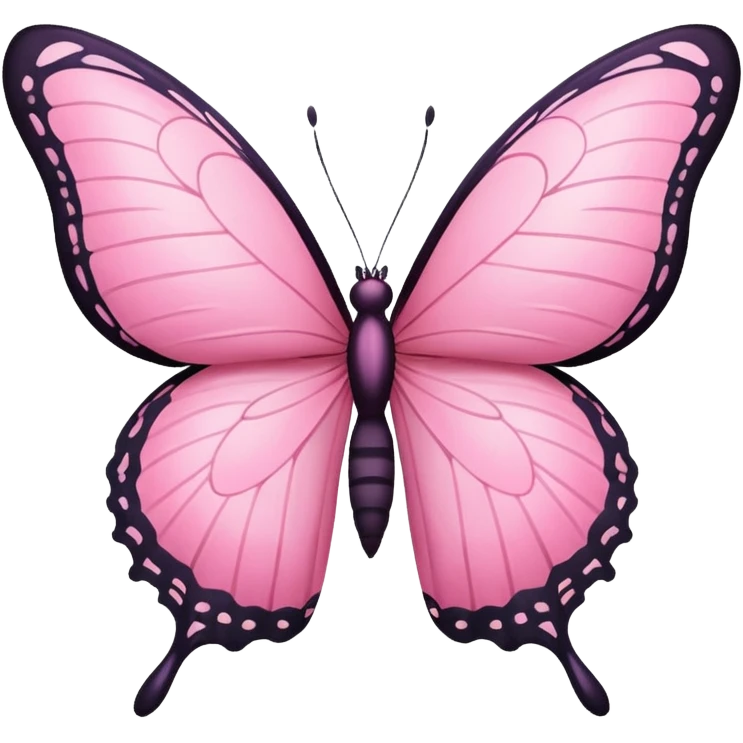 Butterfly pink emoji
