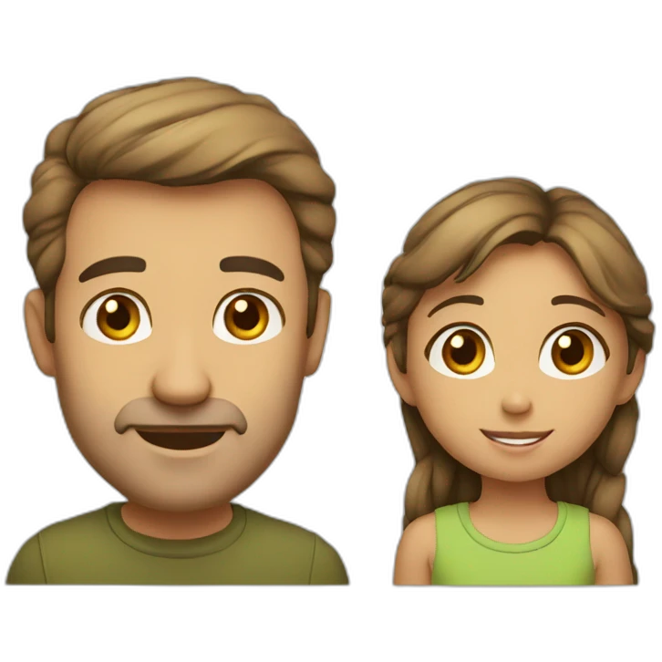 father and doughter emoji