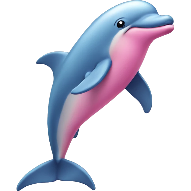 pink dolphin emoji