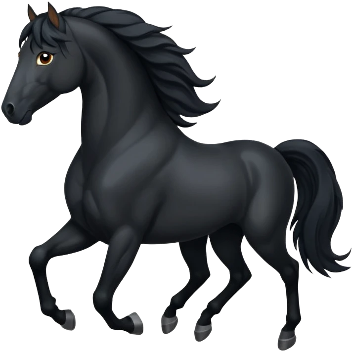 Black horse emoji