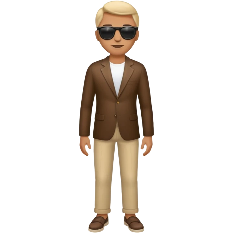 full body movie star wearing sunglasses emoji