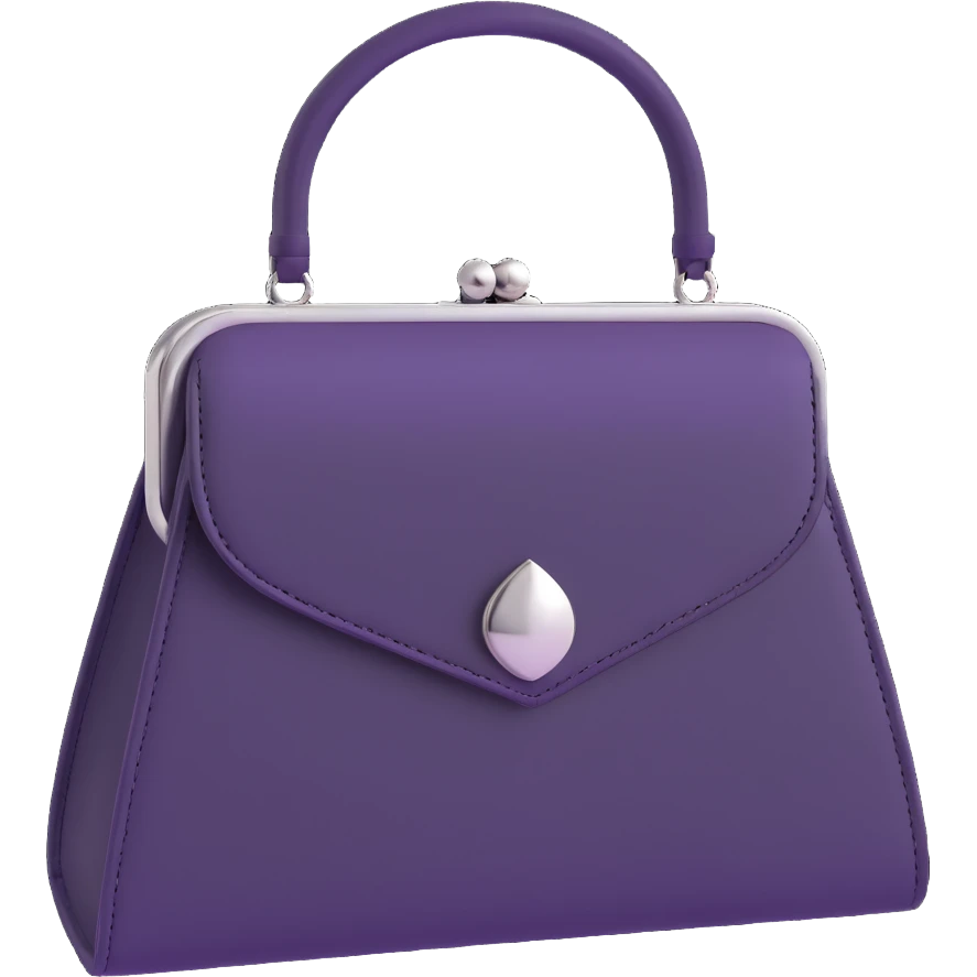 gothic purse black emoji