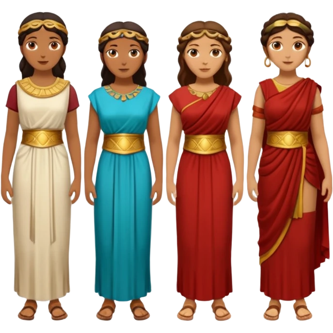 mujer cartagineses y romanos cuerpo entero emoji