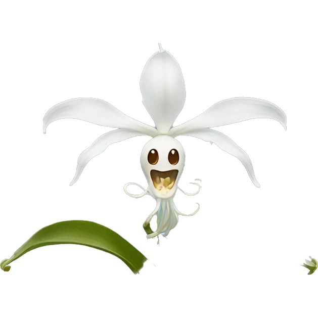 ghost orchid emoji