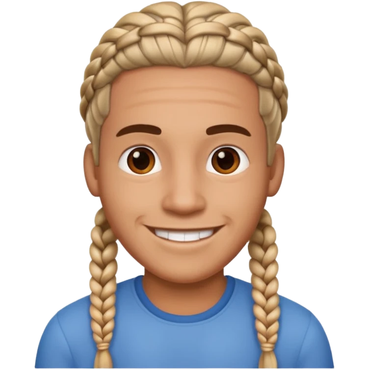 Man with braids emoji