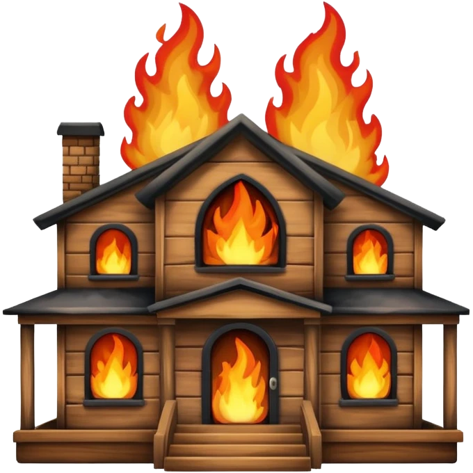 School on fire emoji