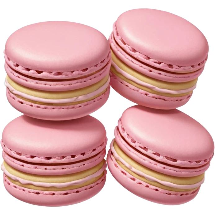 Light pink macarons emoji