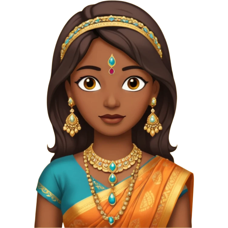 Indian crossdresser emoji