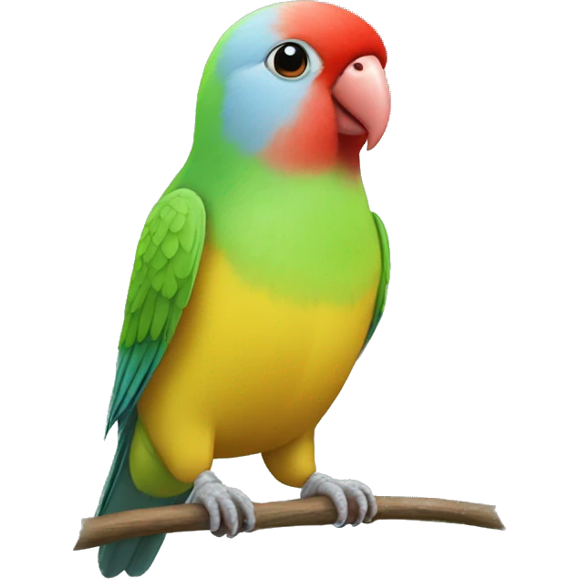 Fischers lovebird emoji