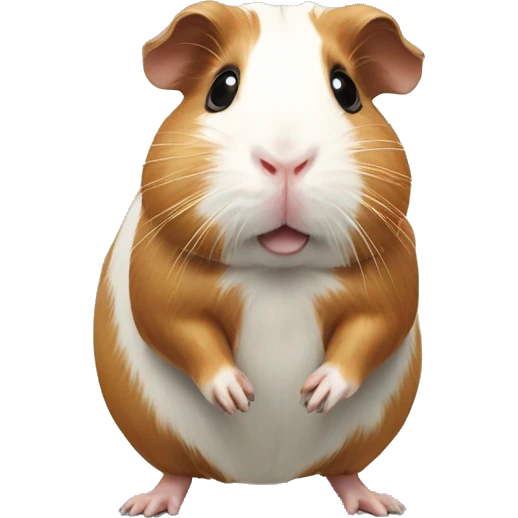 Guineapig standing on 2legs  emoji