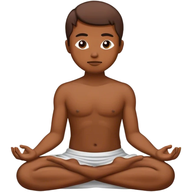 Meditation emoji