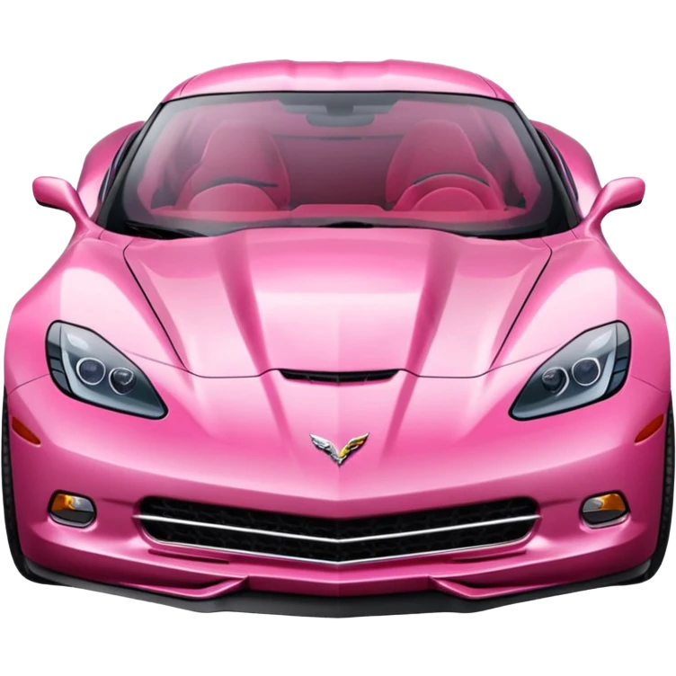 Pink corvette emoji