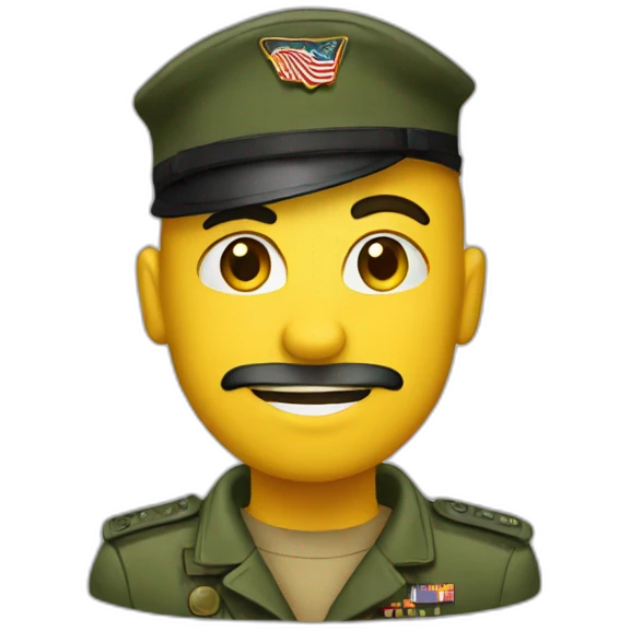 In memory of a soldier emoji