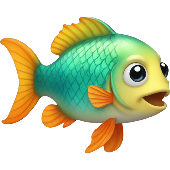 Cute fish emoji
