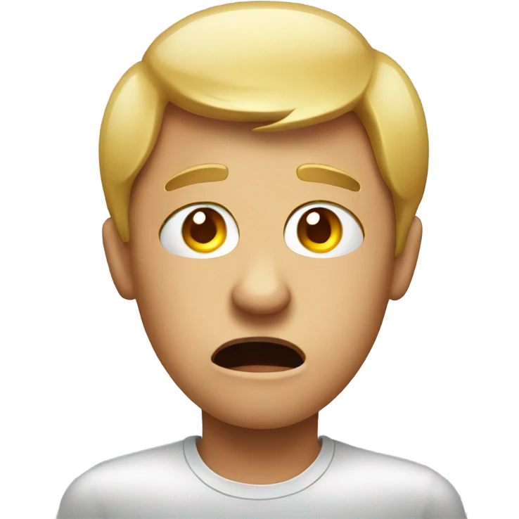 Stressed emoji with eye twitching emoji