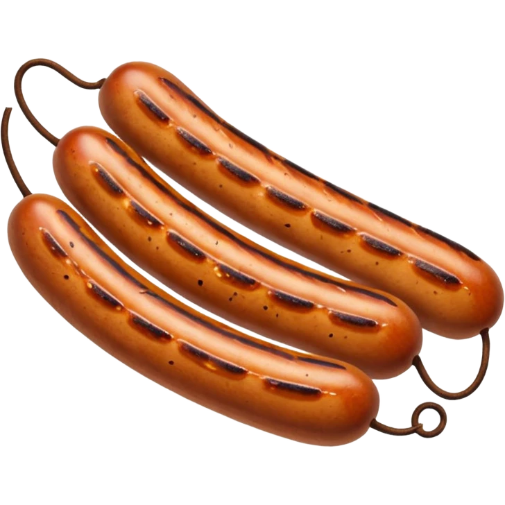 Grilled sausage emoji