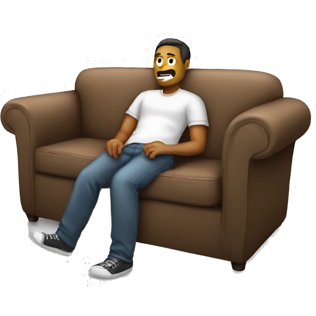 Lazy guy on a Couch  emoji