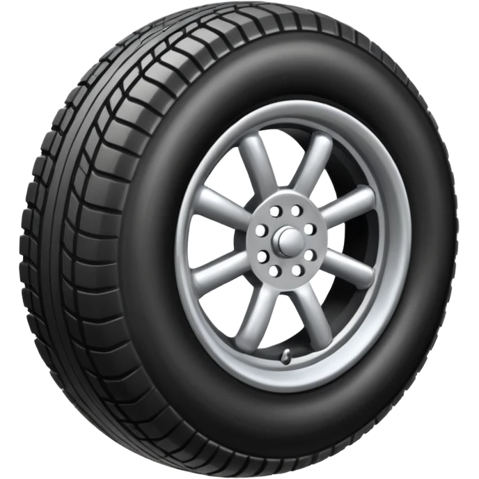 he aircraft's landing gear is one inflated, plump wheel with a strut, black in color emoji