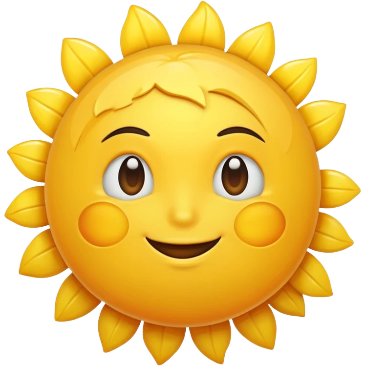 Sun emoji