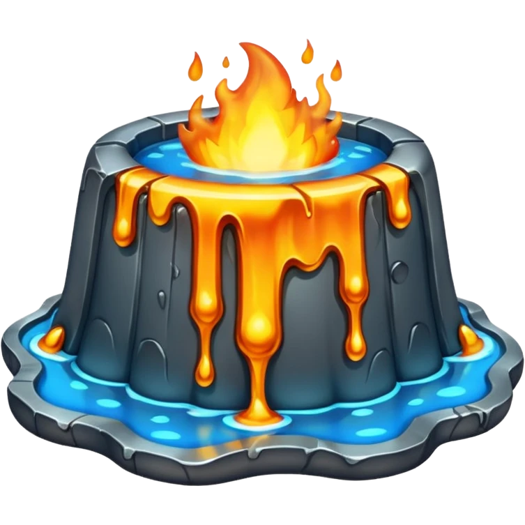 Melting iron emoji emoji